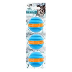 All for Paws Squeeze Fetch Ball 3 loptice igračke za pse