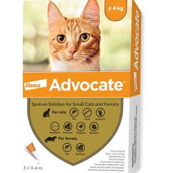 Bayer Advocate® zaštita za mačke do 4kg - 1 pipeta