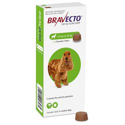 Bravecto zaštita za pse težine 10-20kg - 1 poslastica za žvakanje 