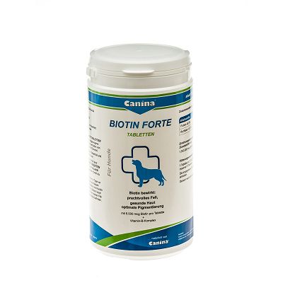 CANINA Biotin Forte, tablete za sjajnu dlaku pasa 200 g