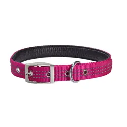 Croci Bobby podesiva ogrlica za pse 25mm x 42-70cm fuksia