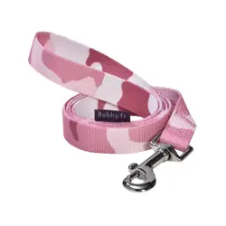 Croci Bobby povodac 20mm x 100cm army pink
