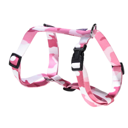 Croci Bobby prsnik za pse 10mm x 18-28cm XS pink army