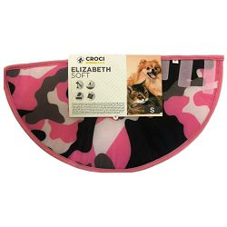 Croci elizabetanska kragna pink za pse i mačke S 12,5cm