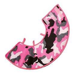 Croci Elizabeth Soft platnena kragna XS 9,5cm pink