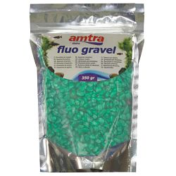 Croci Fluo gravel podloga za akvarij zelena 350g