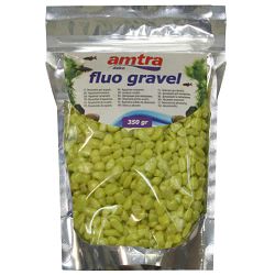 Croci Fluo gravel podloga za akvarij žuta 350g