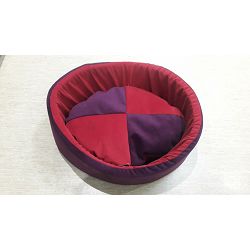 DMC krevet za kućne ljubimce - Benny 60x40 ljubičasto-crveni