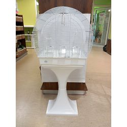 Domus Molinari Arco kavez sa stalkom za ptice bijeli 58x35x58cm