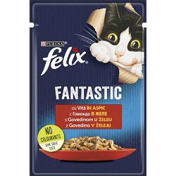Felix Fantastic hrana za mačke govedina u želeu 85g