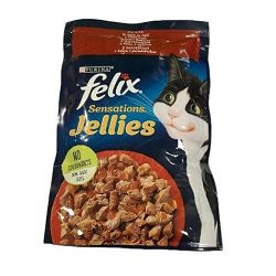 Felix Sensations Jellies govedina hrana za mačke 85g