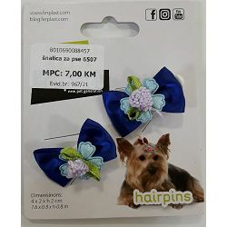 Ferplast Hairpins šnalice za psa plave boje