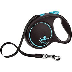 Flexi Black Design povodac za psa S traka 5m plava