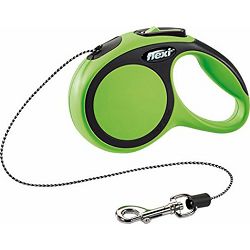 Flexi Comfort povodac za psa XS cord 3m zeleni