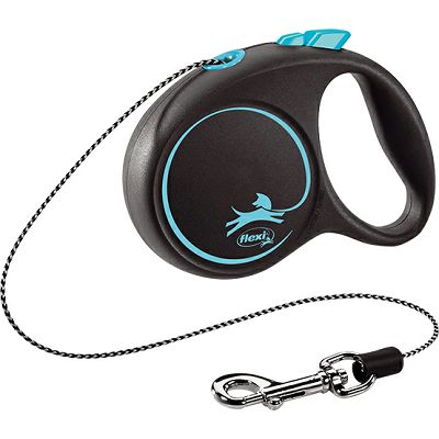 Flexi povodac za psa Black Design XS 300cm cord plavi