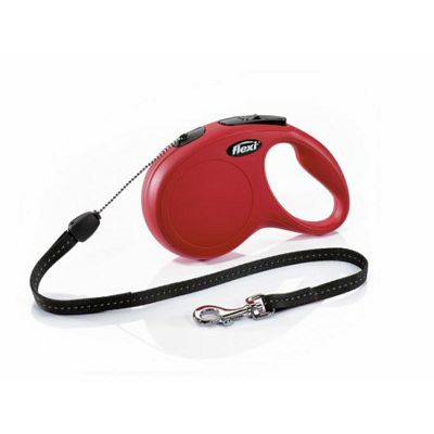 Flexi povodac za psa Classic M 500cm cord - crveni
