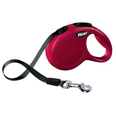 Flexi povodac za psa Classic S 500cm type - crveni