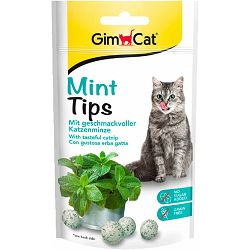 GimCat Mint Tips tabletice sa macinom travom poslastica za mačke 40g