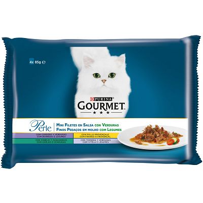 Gourmet Perle fileti hrana za mačke u 4 okusa po 85g