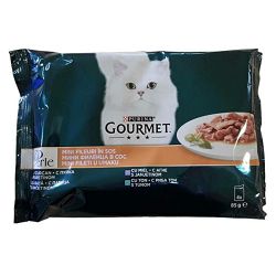 Gourmet Perle mini fileti u umaku sa puretinom, pačetinom, janjetinom i tunom 4x85g