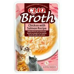 Inaba pileća juha sa lososom za mačke 40g