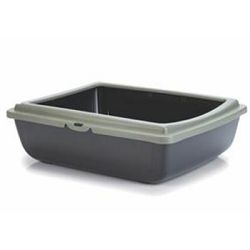 Karlie Juliet toalet za mačke 48x38x14cm crno-sivi, crno plavi