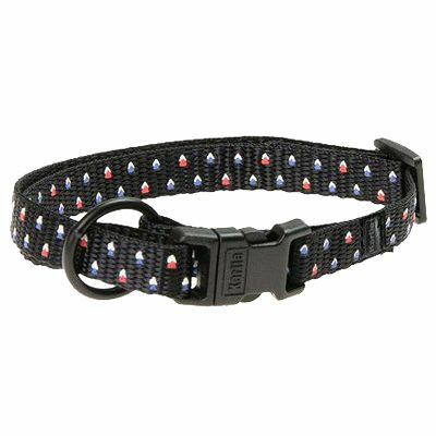 Karlie ogrlica za psa 45-65cm 25mm crna sa motivom L