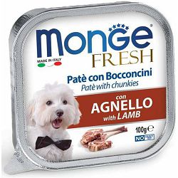 Monge Fresh Paté pašteta janjetina hrana za pse 100g