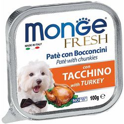 Monge Fresh Paté pašteta puretina hrana za pse 100g