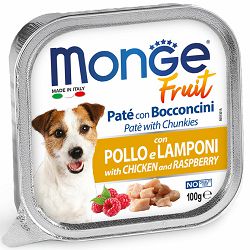 Monge Fruit Paté Chicken piletina sa borovnicama hrana za pse 100g