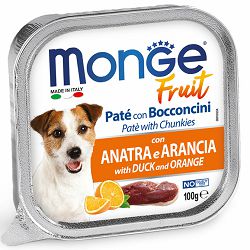 Monge Fruit Paté Duck patka sa narandžom hrana za pse 100g