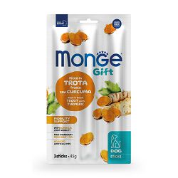 Monge Gift Adult Trout 3 štapića pastrmka poslastica za pse 45g