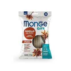 Monge Gift Dental Sticks Puppy Lamb janjetina štapići poslastica za štenad 120g