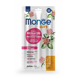 Monge Gift Skin Support Codfish 3 štapića bakalar poslastica za mačke 15g