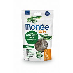 Monge Gift Skin Support s bakalarom i aloe verom poslastica za mačke 60g