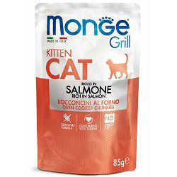 Monge Grill Kitten Cat losos u želeu hrana za mačke 85g