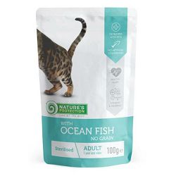 Nature's Protection Adult Sterilised Ocean Fish / riba hrana za sterilisane mačke 100g
