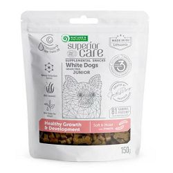 Nature's Protection Junior White Dogs Healthy Growth Insects / poslastica za bijele pse 150g