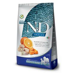 N&D Adult Medium & Maxi Ocean / bakalar, tikva i naranđa hrana za pse 2,5kg