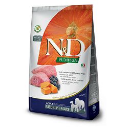 N&D Adult Medium & Maxi Pumpkin / bundeva, janjetina i borovnica hrana za pse 12kg