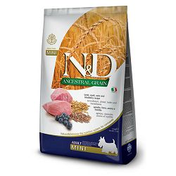 N&D Adult Mini Ancestral Grain / janjetina i borovnica hrana za pse 2,5kg 