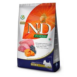 N&D Adult Mini Pumpkin / janjetina i bundeva hrana za pse 800g