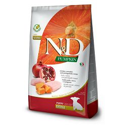 N&D Puppy Mini Pumpkin / bundeva, nar i piletina hrana za štenad 800g