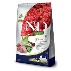 N&D Adult Mini Quionoa Digestion / janjetina i kvinoja hrana za pse 2,5kg