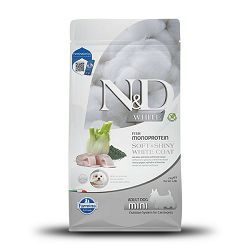 N&D Adult Mini White / monoprotein brancin, spirulina, komorač hrana za pse 2kg
