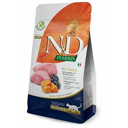 N&D Adult Neutered bundeva, janjetina i borovnica hrana za sterilisane mačke 300g