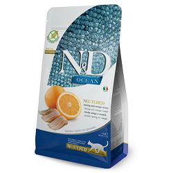 N&D Adult Neutered / haringa i narandža hrana za sterilisane mačke 300g