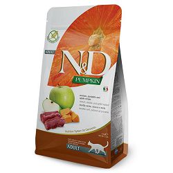 N&D Adult Pumpkin / divljač, bundeva i jabuka hrana za mačke 300g