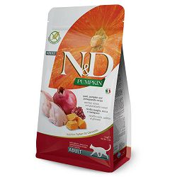 N&D Adult Pumpkin / prepelica, bundeva i nar hrana za mačke 300g