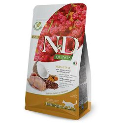 N&D Adult Quinoa Skin & Coat Quail / prepelica hrana za mačke 1,5kg